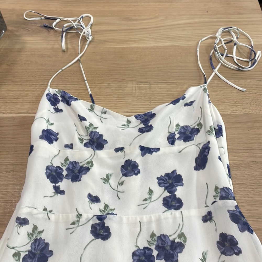 Reformation floral maxi dress, size: 4